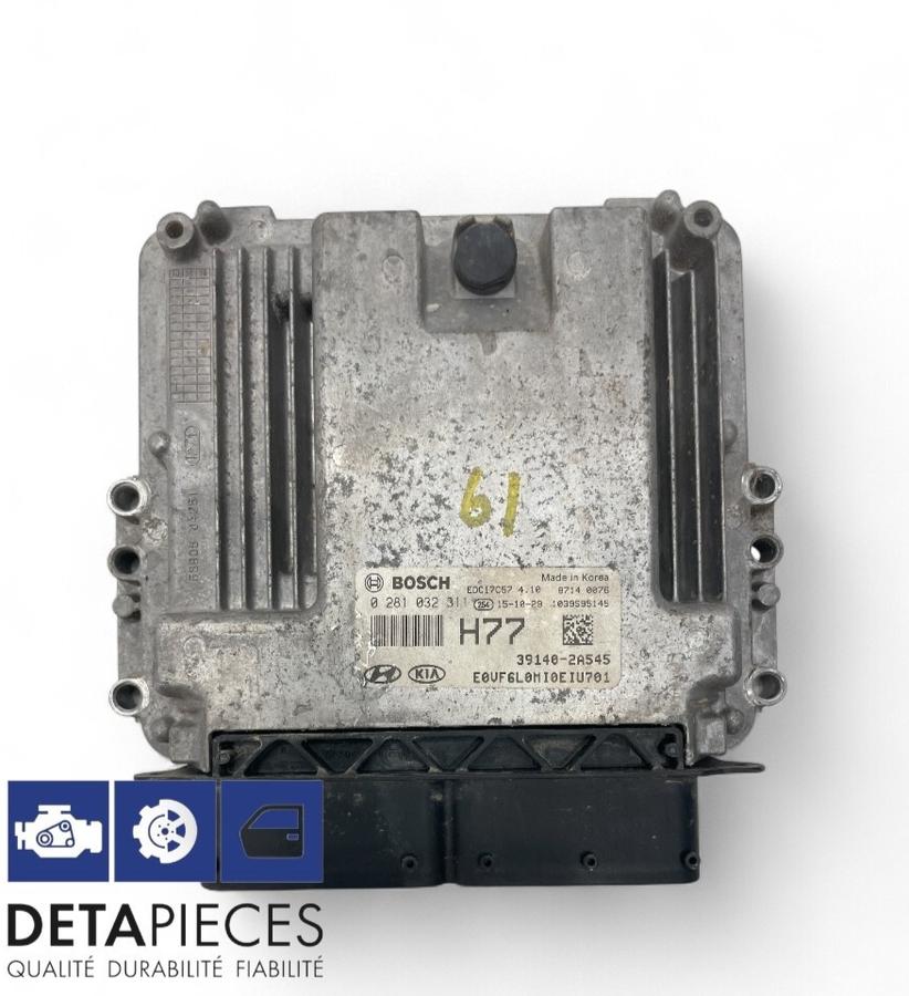 ✅Ecu calculateur moteur HYUNDAI I40 2016 1.7D 39140-2A545 0281032311 60394565