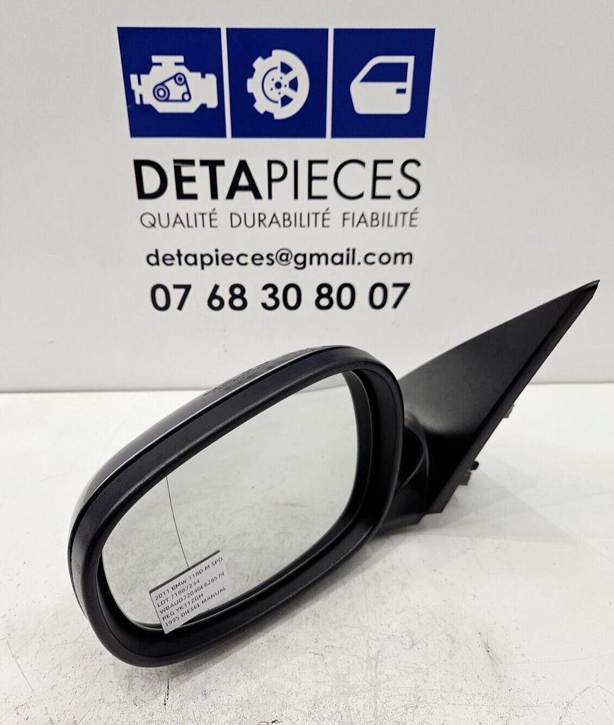 ✅Retroviseur exterieur gauche BMW 118D M 2011 E87 51167268125 71887234