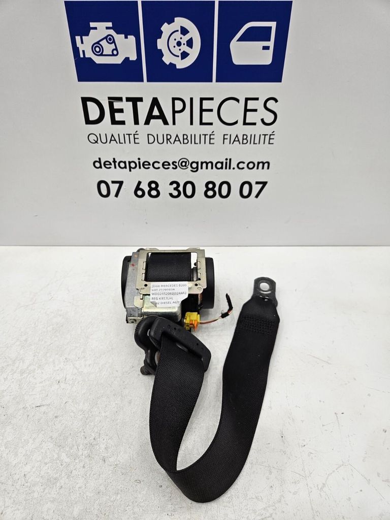 ✅CEINTURE DE SÉCURITÉ ARRIERE GAUCHE MERCEDES BENZ B200 2008 566096500 71701034