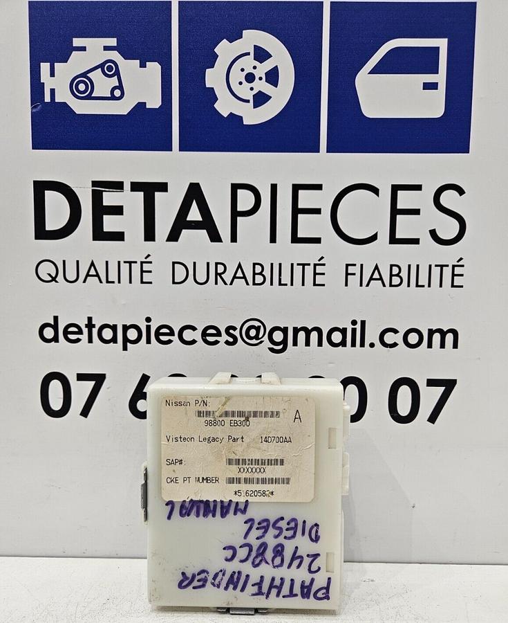 ✅Module de contrôle carrosserie NISSAN PATHFINDER 2006 III 98800EB300 73111004