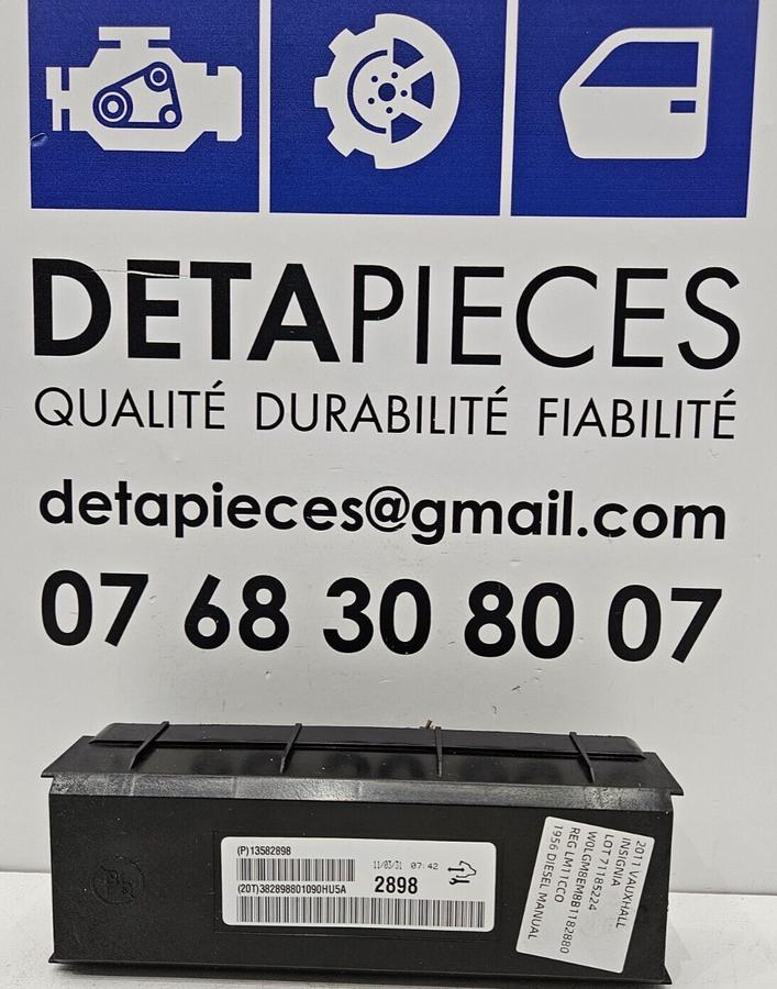 ✅ORDINATEUR DIVERS OPEL INSIGNIA 2011 Sports Tourer A R: 13582898 L: 71185224