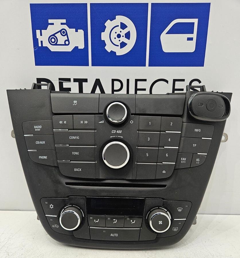 ✅SYSTÈME AUDIO / COMMANDE CHAUFFAGE OPEL INSIGNIA 2011  13321292 71185224