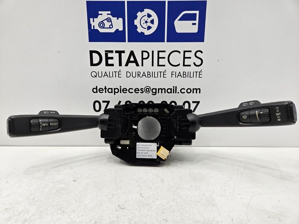 ✅Commodo commande essuie-glace / phare VOLVO C30 SE 2011 P30798630 72147614