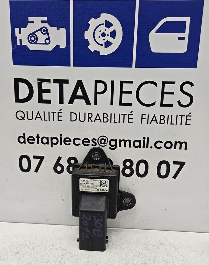 ✅RELAIS DE PRECHAUFFAGE PEUGEOT 308 2017 Phase II 967787168001 96778716 71524814