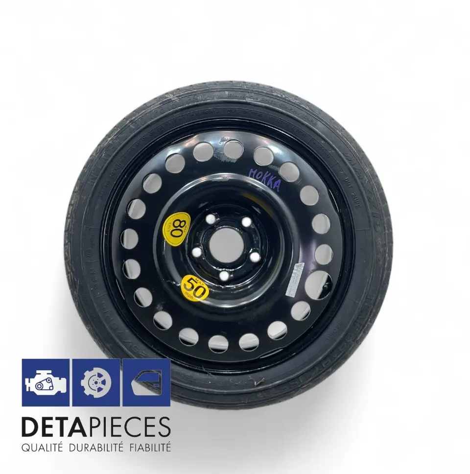 ✅Roue de secours OPEL MOKKA 2018 125/70 R16 96M 5x105x56,5 16X4TH2 IS49 80418195