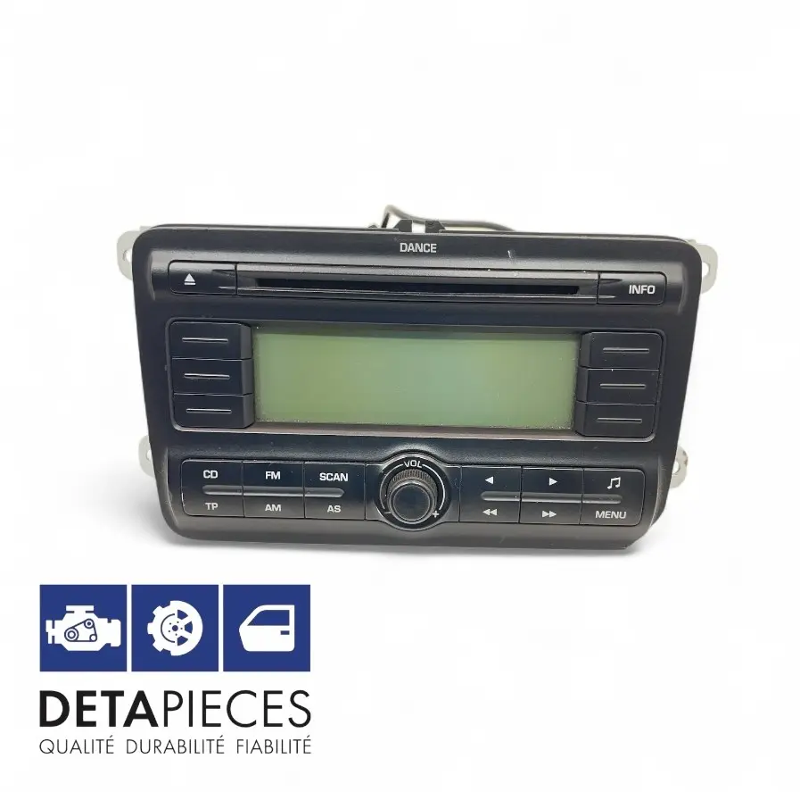 ✅Unité principale radio / CD / DVD / GPS  SKODA FABIA 2009 5J0035161A 71297445