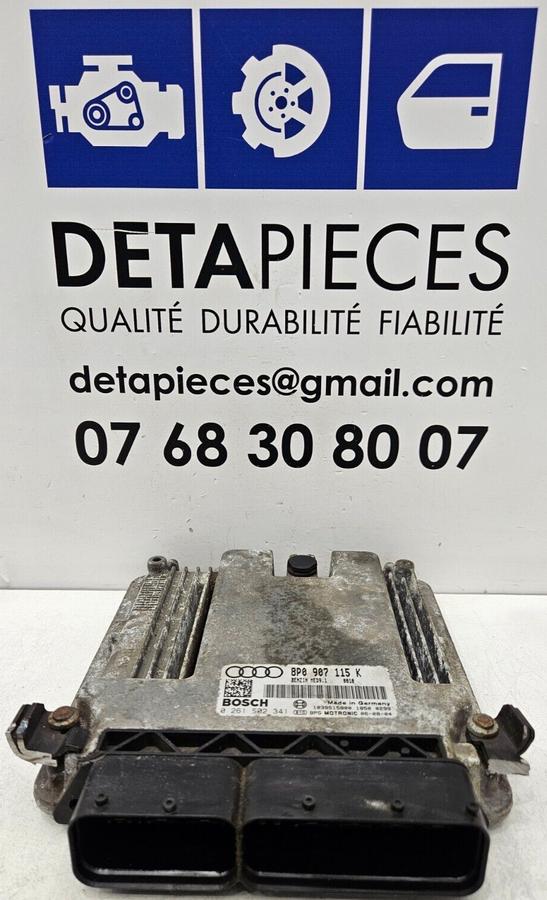 ✅Ecu Calculateur Moteur AUDI A3 S LINE 8P 2.0ES 0261S02341 8P0907115K 79092934