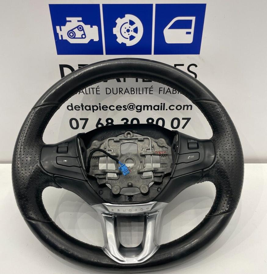 ✅VOLANT DE DIRECTION PEUGEOT 208 2012 I 3-PORTE R: 96750123ZD L: 70358594