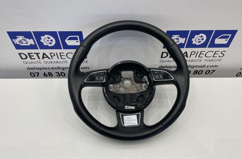 ✅VOLANT SPORT MULTIFUNCTION AUDI A3 Sportback 2013 L: 56990234 R: 8V0419091A