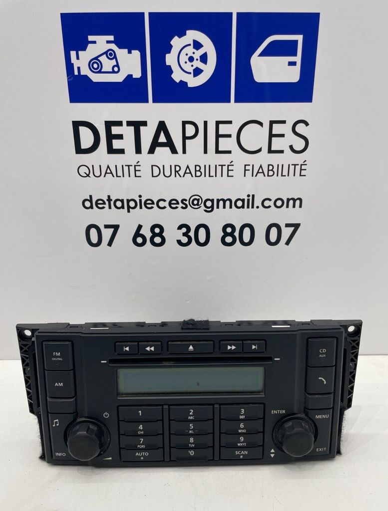 ✅ RADIO CD unité de tête radio stéréo LAND ROVER FREELANDER 76416373 6H5218845AC