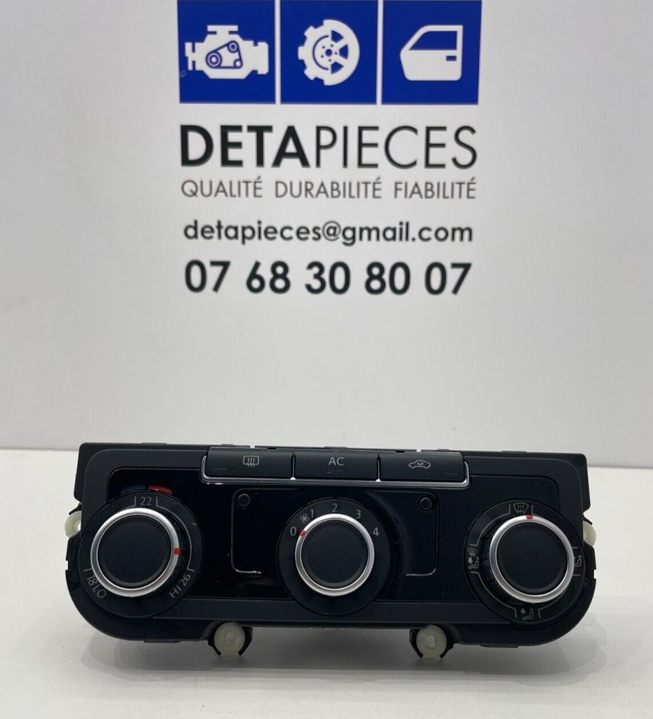 ✅COMMANDE CHAUFFAGE VOLKSWAGEN GOLF 2010 S 3C8907336 5HB009751