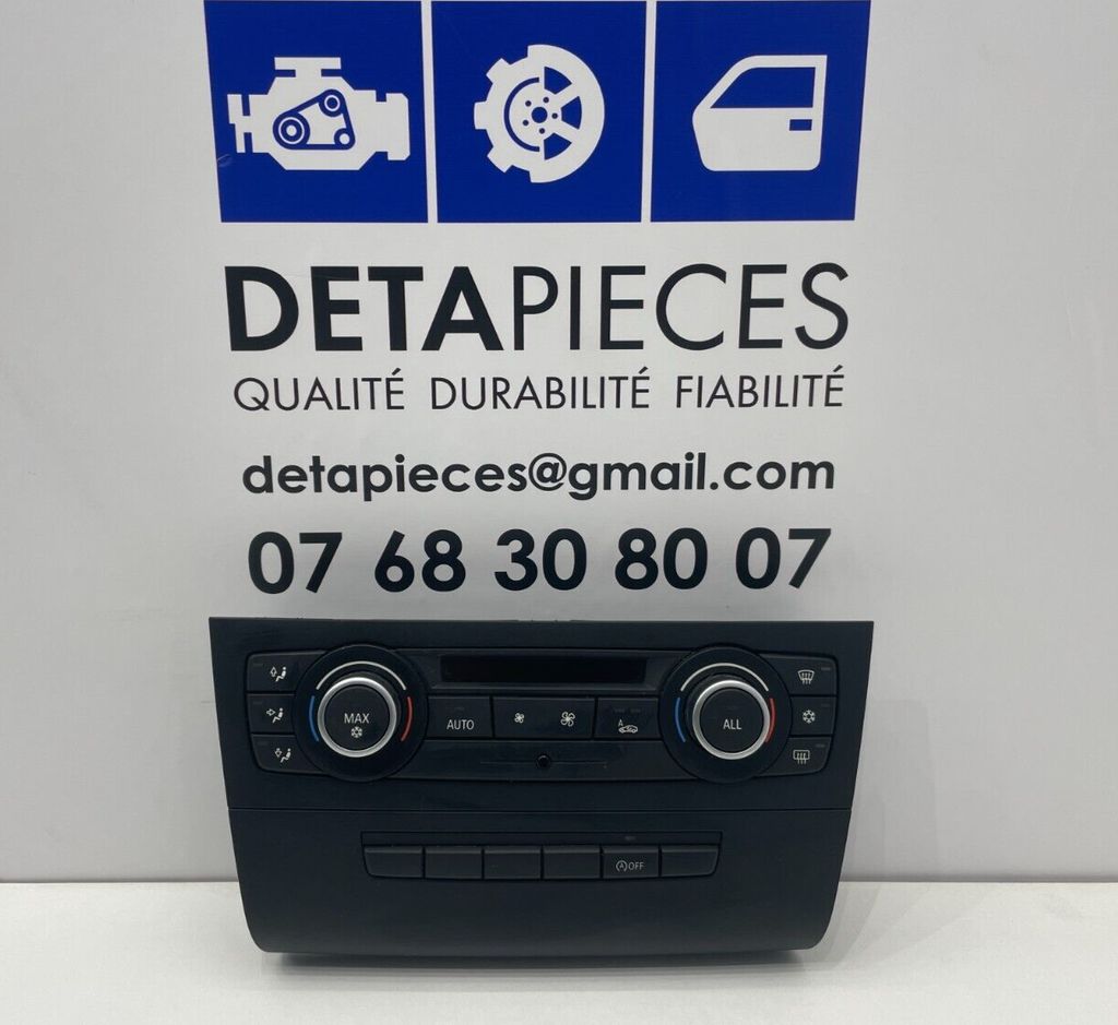 ✅PANNEAU DE COMMANDE CHAUFFAGE BMW E87 2011 925039401 6411925039401 A2C53430695