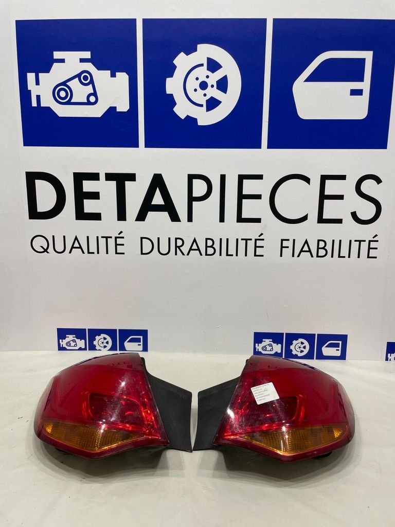 ✅OPEL ASTRA 2010 2 FEUX PHARES ARRIERE DROITE+GAUCHE 13306454 13306453