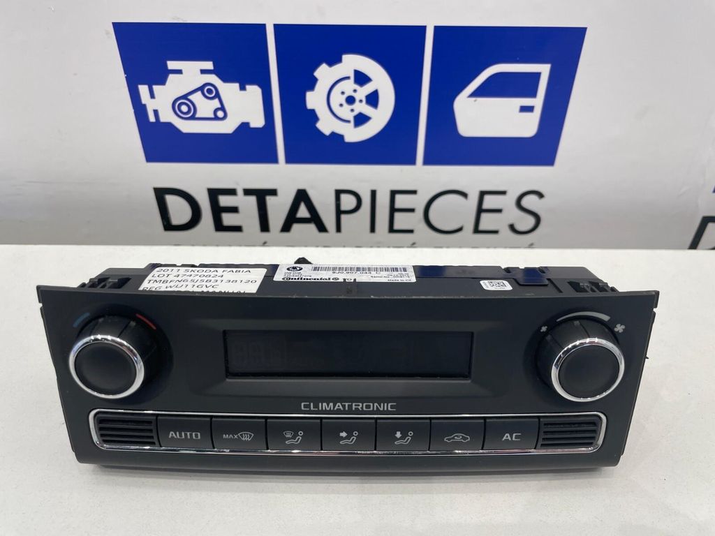 ✅COMMANDE DE CHAUFFAGE SKODA FABIA 2011 5J0907044C A2C53427076 47470824