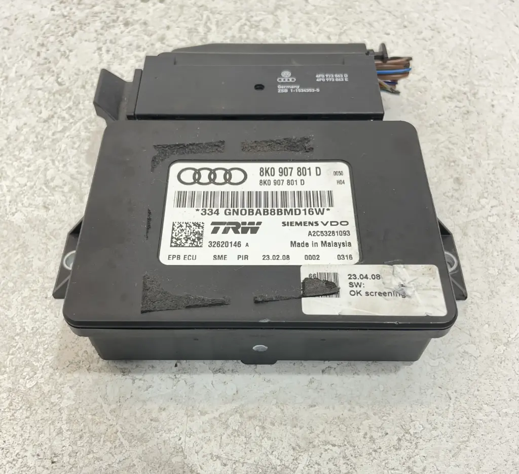 ✅MODULE FREIN A MAIN AUDI A4 2008 8K0907801D 32620146A 71667505