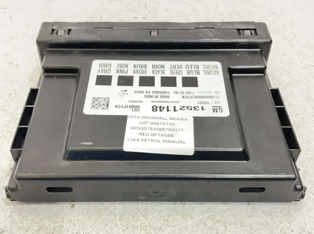✅Module de contrôle carrosserie centrale OPEL MOKKA 2018 13521148 80418195 