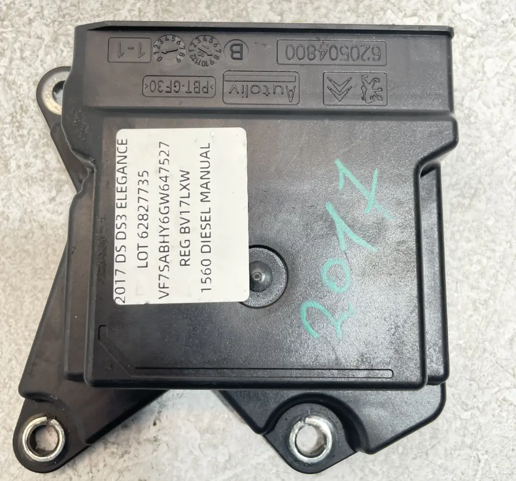✅Boitier air bag Citroen DS3 2017 3PTES 620504800 608762100B 62827735 