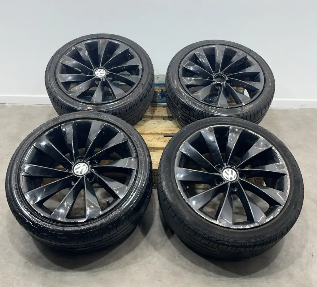 ✅4 JANTES VOLKSWAGEN SCIROCCO 235/40 R18 5X112 8JX18 ET41 3C8601025D 558888