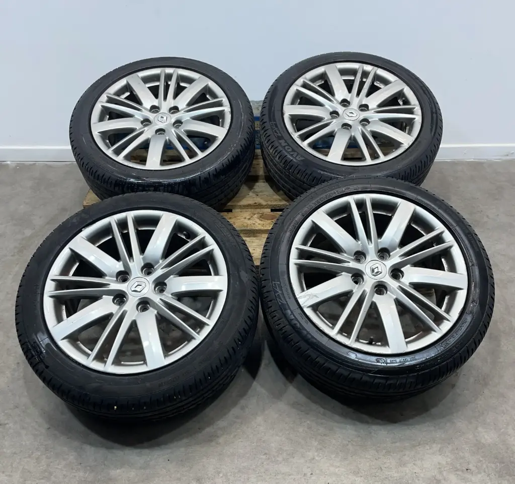 ✅4 JANTES RENAULT MEGANE 2014 205/50 R17 5X114 7JX17 ET49 04247R 00579R 560393