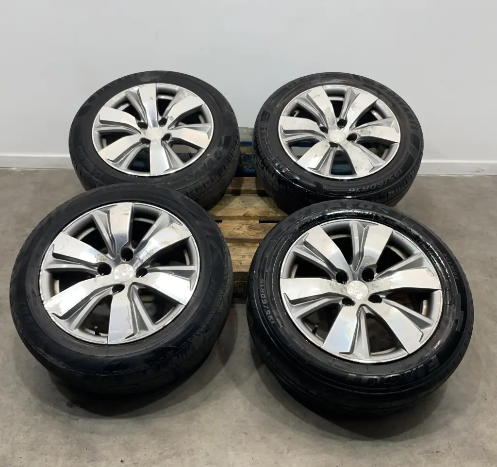 ✅4 JANTES PEUGEOT 2008 I 2014 195/60 R16 4X108 6,5JX16 ET20 9678398177 560067