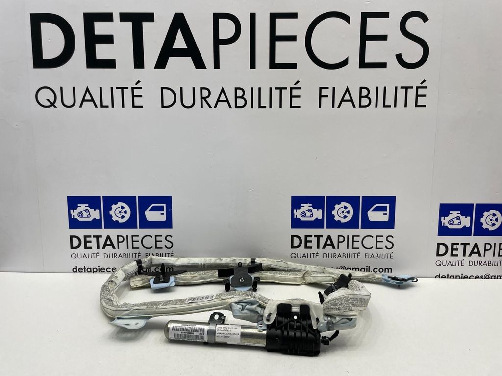 ✅AIRBAG RIDEAU LATERALE GAUCHE BMW 3' E90 318D M 2008 L: 46747614 R: 72126966645