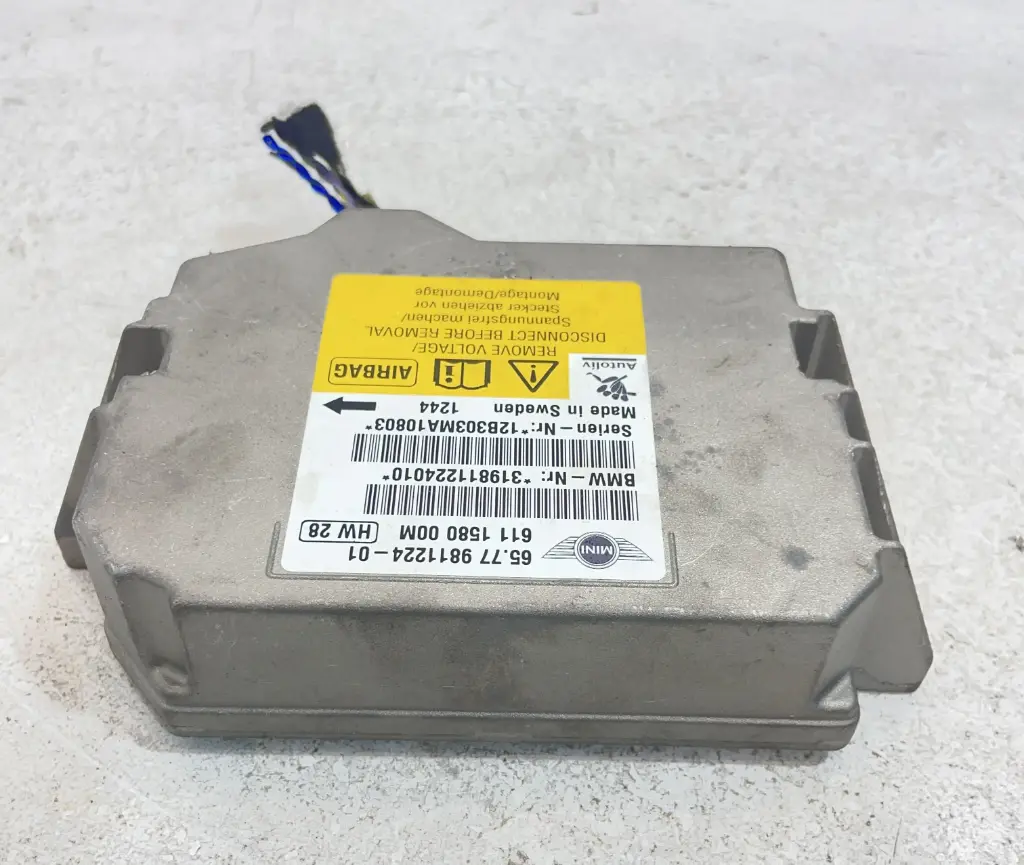✅Calculateur airbag MINI COOPER 2012 R56 65779811224 9811224 611158000M 560275