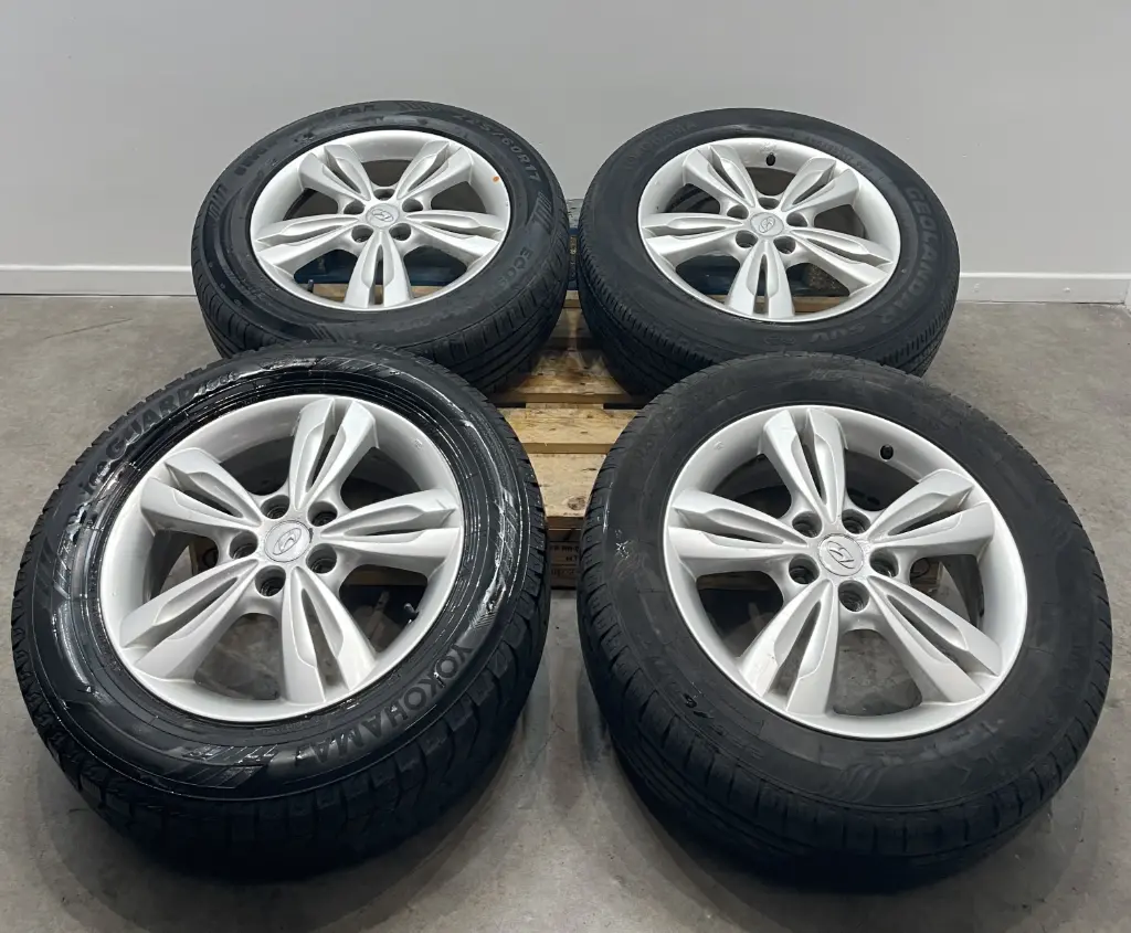 ✅4 JANTES HYUNDAI IX35 2012 225/60 R17 6,5JX17 ET48 5X114 529102Y400 579558