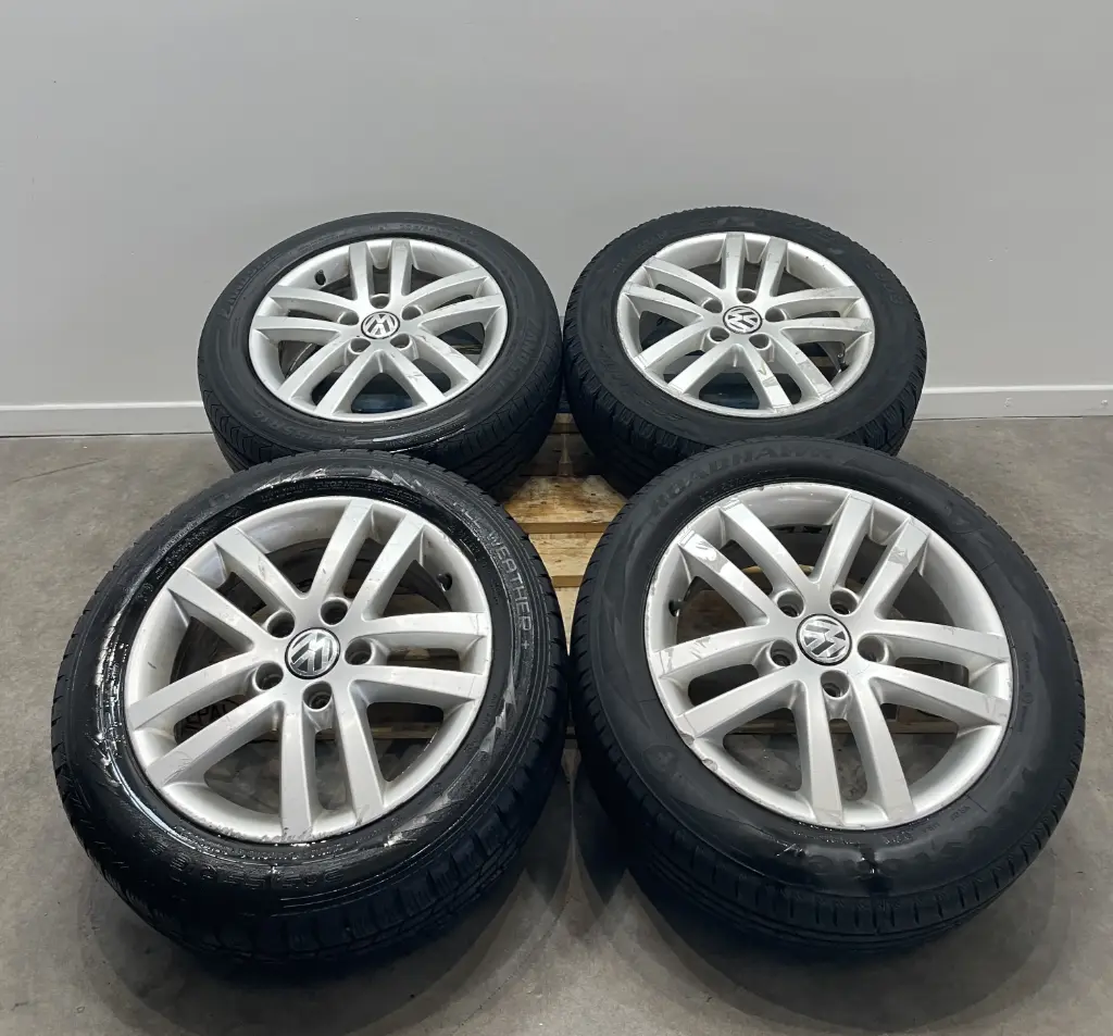 ✅4 JANTES VW TOURAN 2013 205/55 R16 6,5JX16 ET50 5X112 5K0601025E 583346