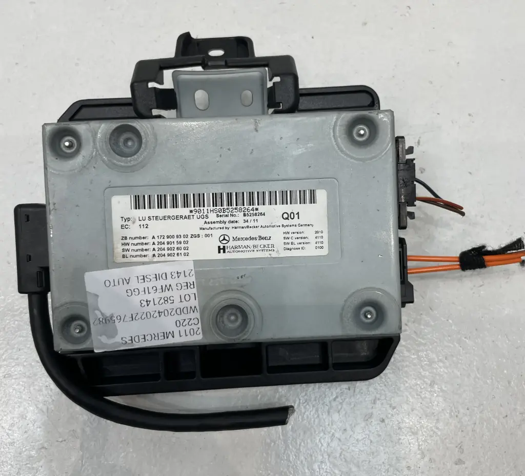 ✅Unité / module navigation GPS  MERCEDES C220 2011 A1729009302 582143