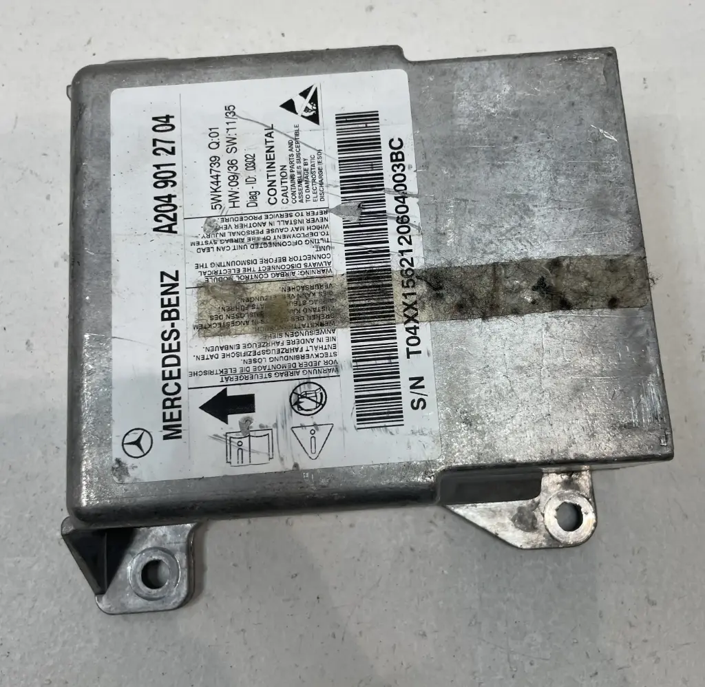✅Module de contrôle airbag MERCEDES C220 2012 S204 A2049012704 5WK44739 581314 