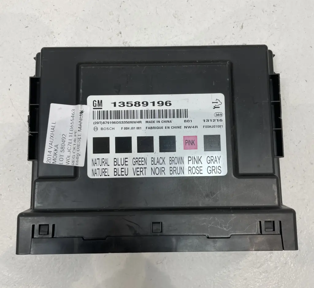 ✅Module confort OPEL MOKKA 2014 13589196 F00HJ01081 580492 