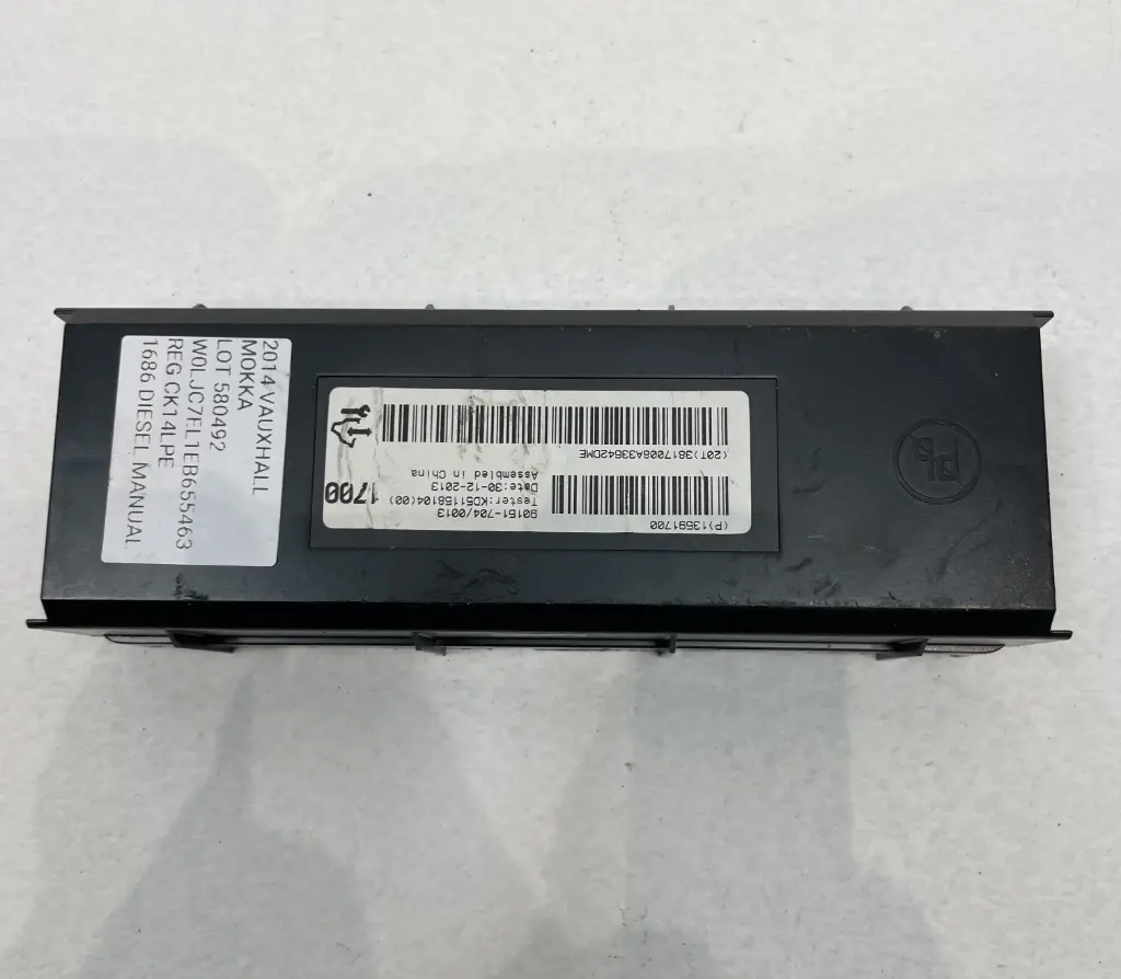 ✅Module unité de contrôle climatisation OPEL MOKKA 2014 13591700 580492