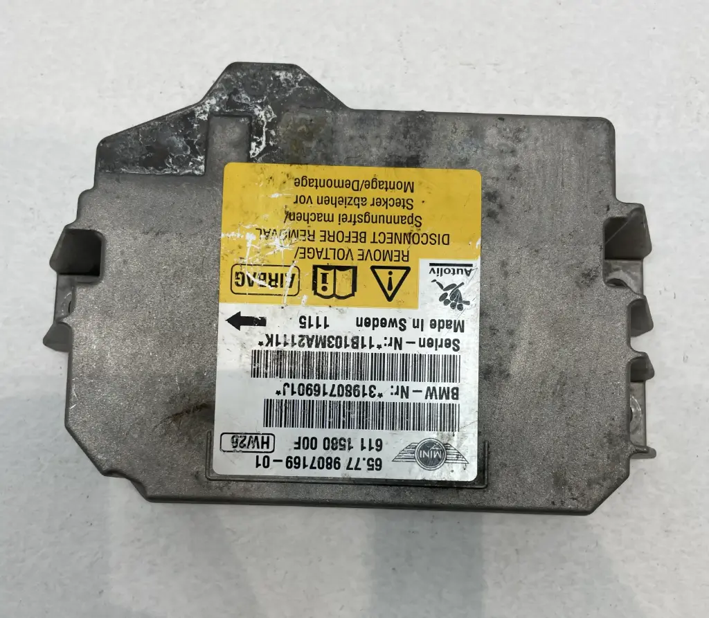 ✅Module de contrôle airbag MINI ONE 2012 R56 65779807169-01 72956495 