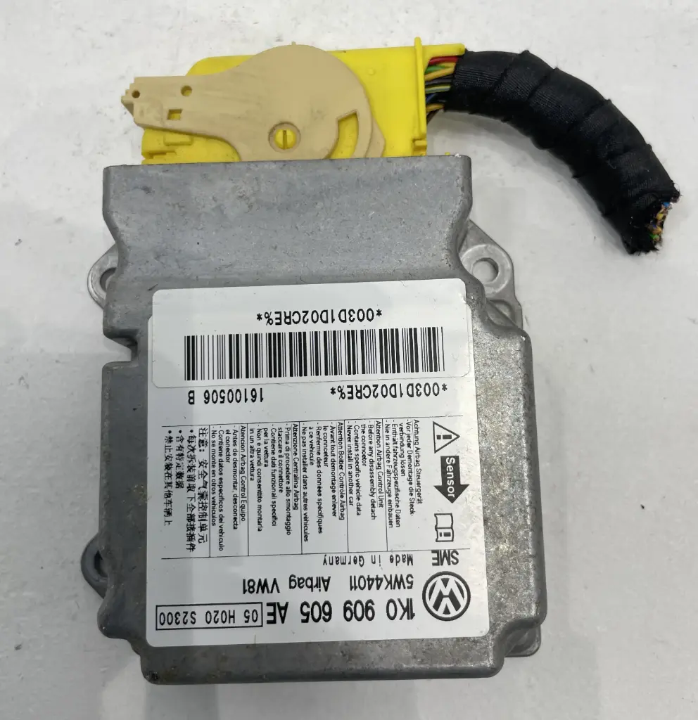 ✅Module de contrôle airbag VW SCIROCCO 2010 1K0909605AE 46589786 