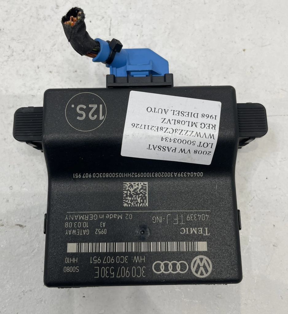 ✅Module de passerelle VW PASSAT 2008 B6 3C0907530E 3C0907951 50003434