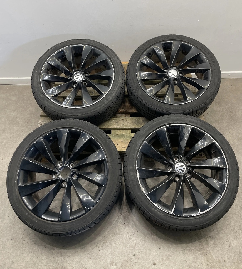 ✅4 JANTES Volkswagen SCIROCCO 235/40R18 8JX18 ET41 5X112 3C8601025D 56074966