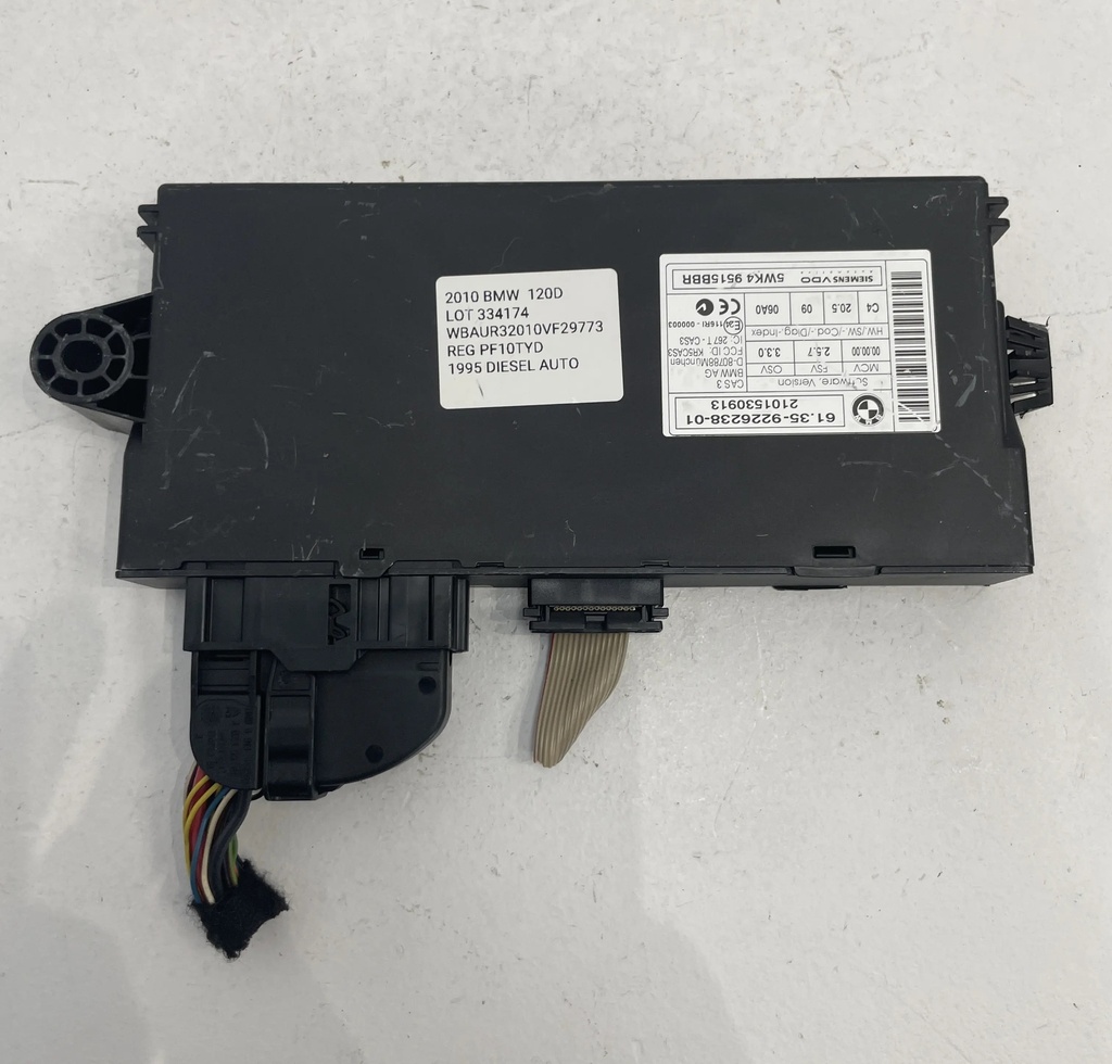 ✅Unité de contrôle module CAS BMW 120D 2010 E82 61359226238 9226238 334174 
