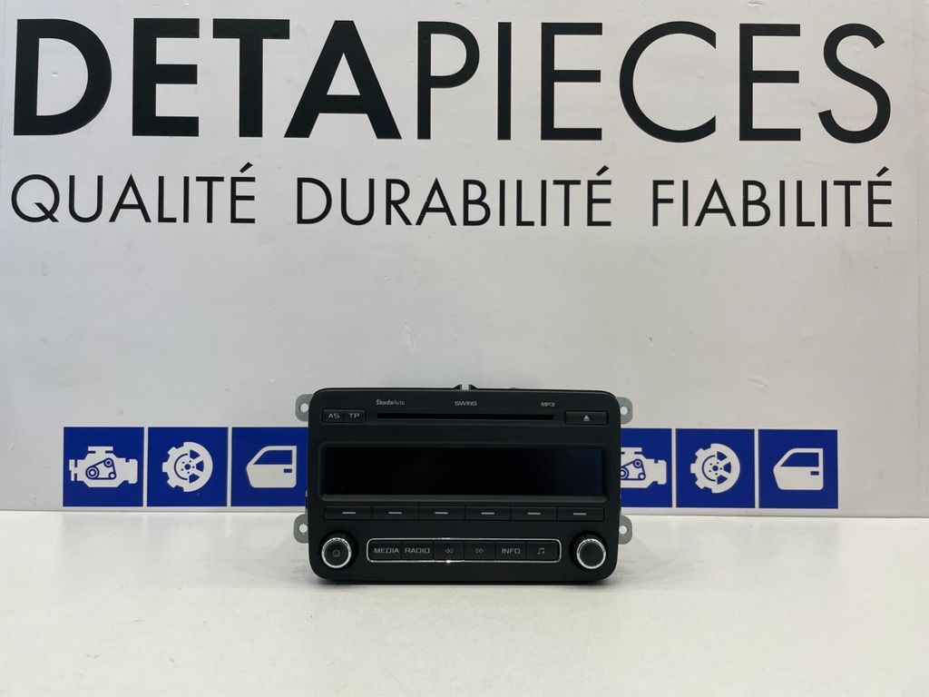 ✅UNITÉ PRINCIPALE RADIO / CD / DVD / GPS  SKODA FABIA 2011 5J0035161C  47470824