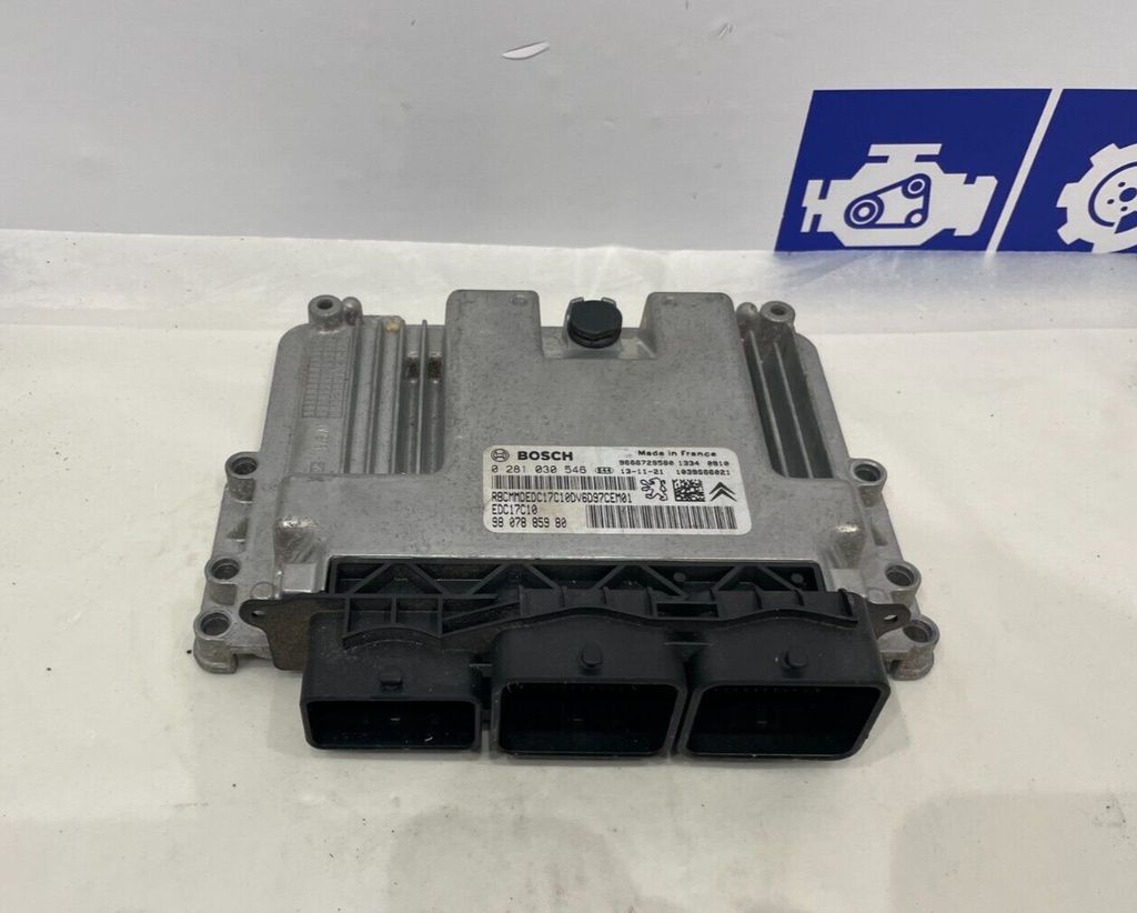 ✅ ECU CALCULATEUR MOTEUR CITROEN BERLINGO 2013 1.6D 0281030546 73077193