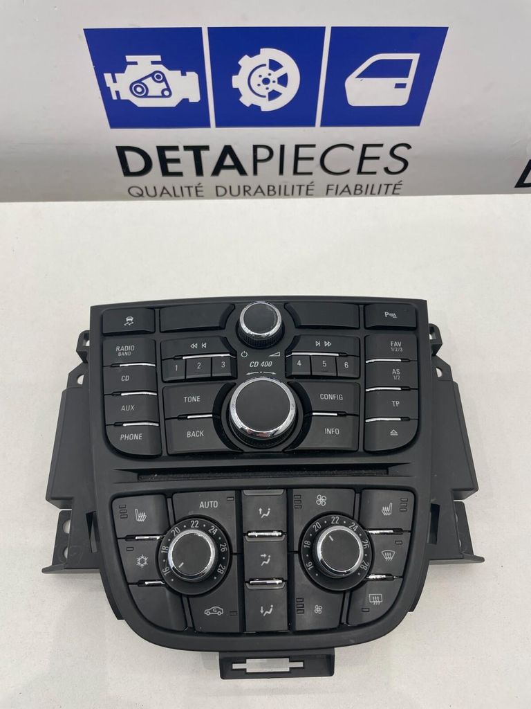 ✅ SYSTÈME AUDIO / COMMANDE CHAUFFAGE OPEL ASTRA 2014 13360091 28299889
