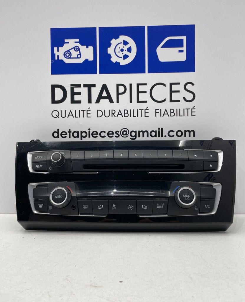 ✅PANNEAU RADIO/CHAUFFAGE BMW 118I M SPO F20 2015 R: 17313810 L: 61576274