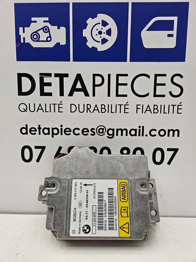 ✅Module de contrôle airbag BMW 3 E92 E93 2012 0285010963 9248298 62586923