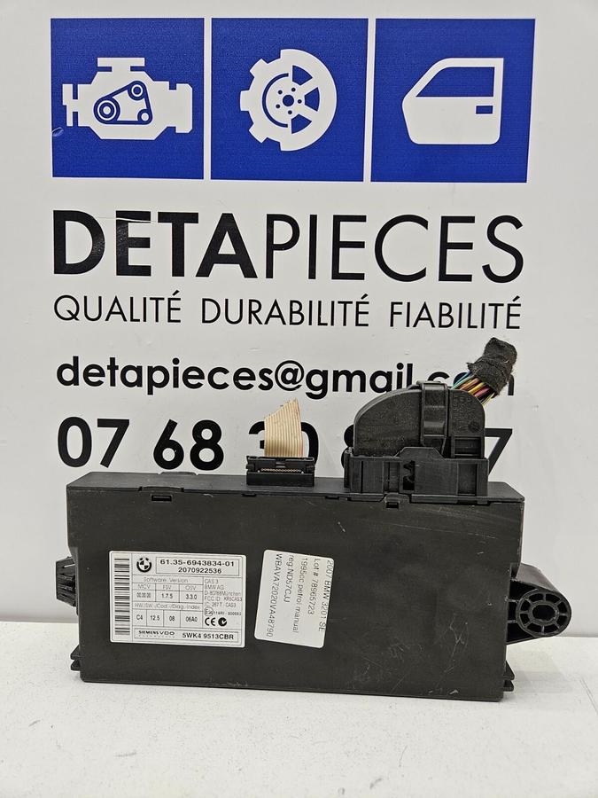 ✅   Module électronique BMW E90 2007 2.0ES 110KW 150CH 6135-6943834-01  78965723