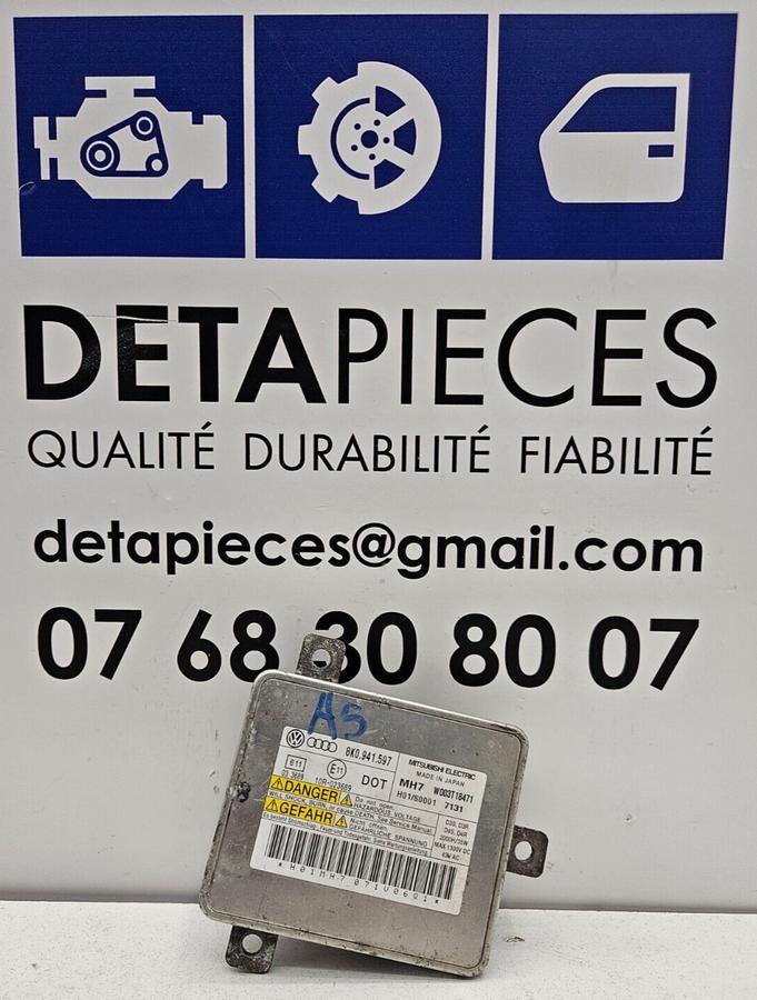 ✅UNITÉ DE COMMANDE PHARES XÉNON AUDI A5 2007 R: 8K0941597 L: 79141393