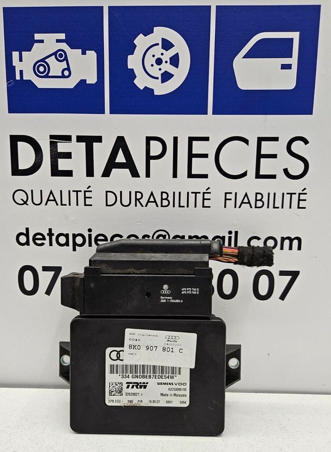 ✅ ORDINATEUR FREIN A MAIN AUDI A5 2007 R: 8K0907801C L: 79141393