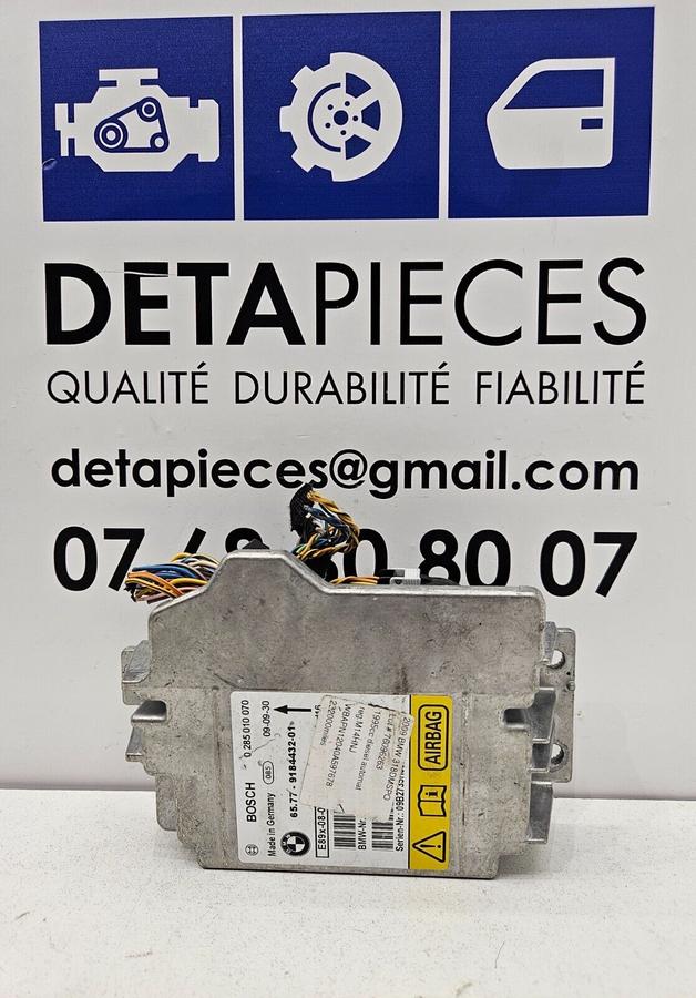 ✅Module de contrôle airbag BMW E90 2009 2.0D 6577918443201 76096263