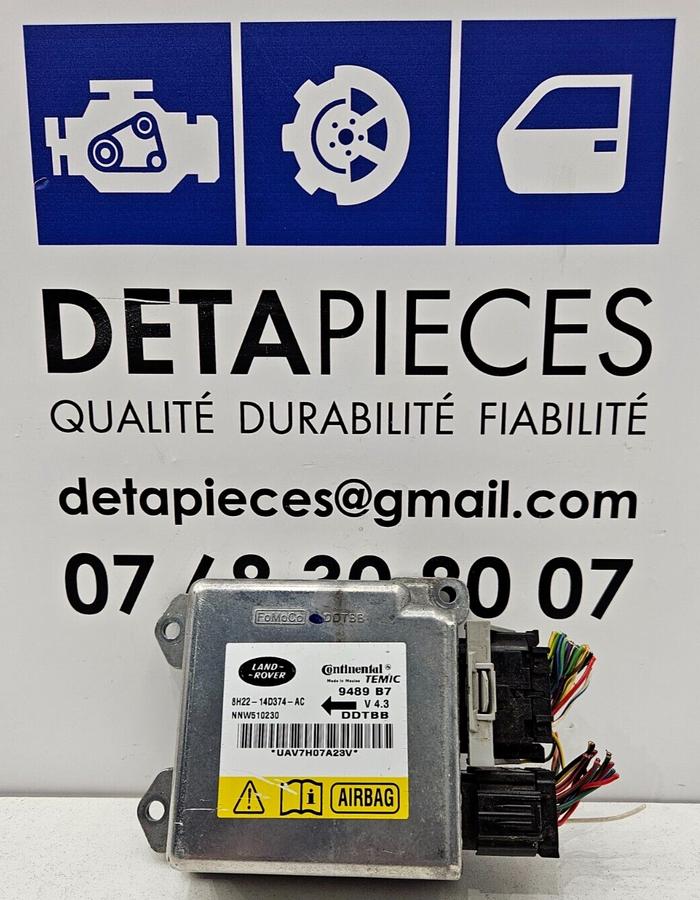 ✅ Boitier air bag LAND ROVER DISCOVERY 2007 R: 8H22-14D374-AC  L: 47839564