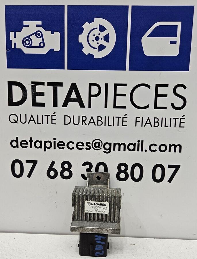 ✅Boitier de prechauffage FORD MONDEO 2014 R: 9M5Q12A343AA 9M5Q12A343 L: 77842353