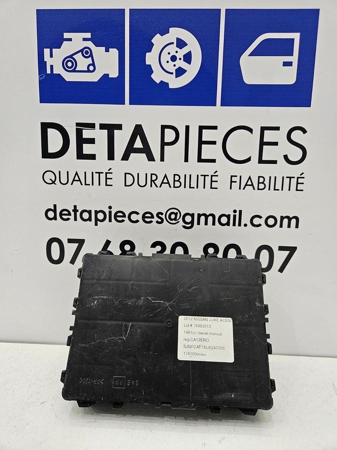 ✅MODULE COMMANDE BCM NISSAN JUKE 2012 L: 78983013 R: 284B11KB0C