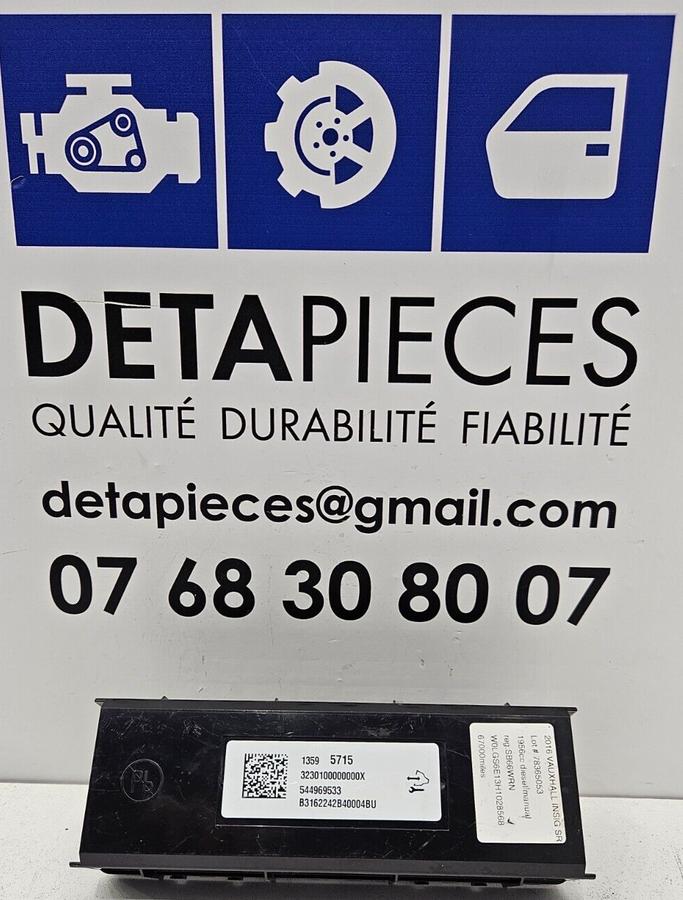 ✅ BOITIER DE COMMANDE CLIMATISEUR OPEL INSIGNIA 2016 R: 13595715 L: 78365053
